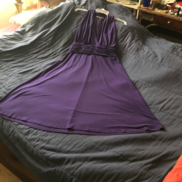 Jones Wear Sleeveless Purple Dress - Picture 3 of 10